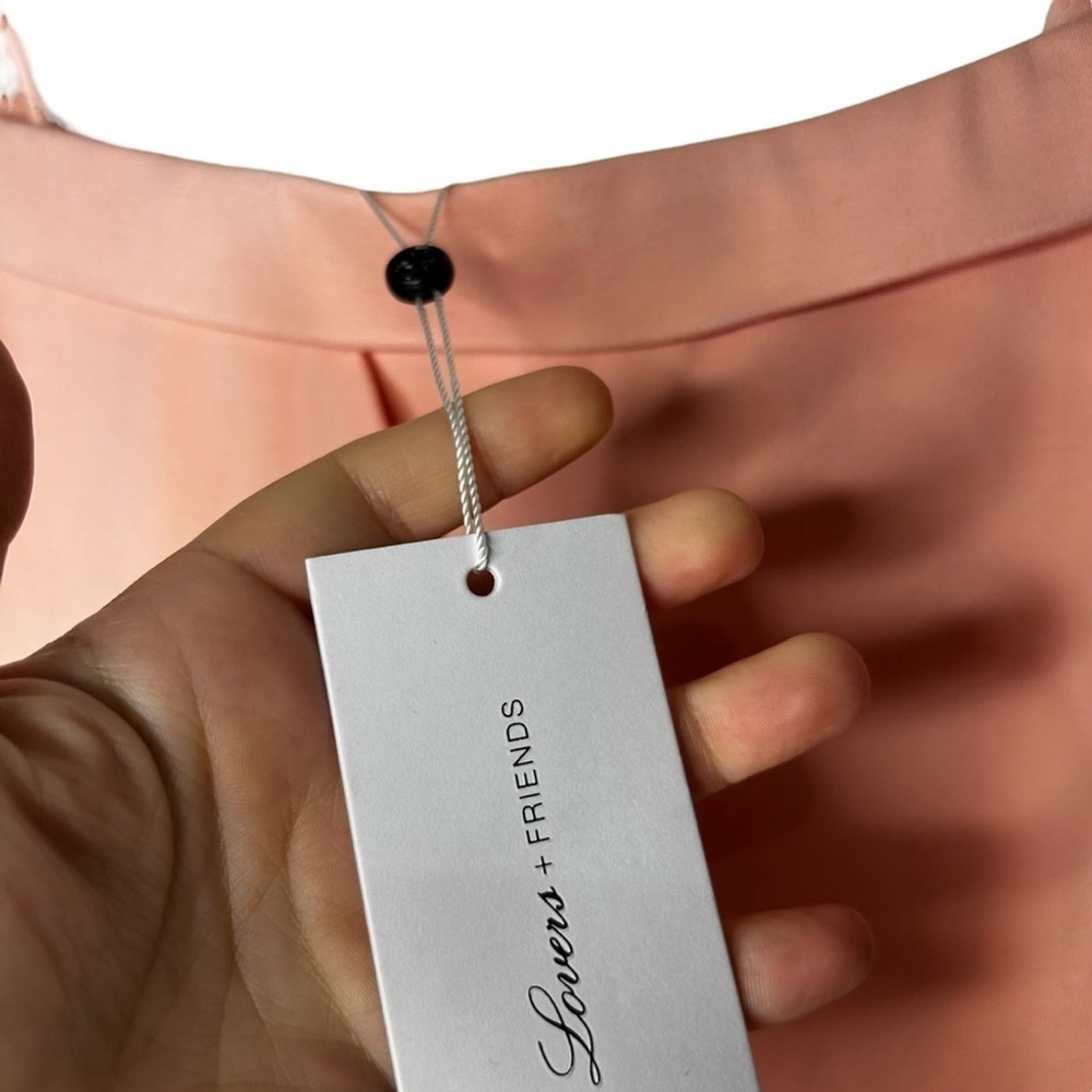 Lovers + Friends Blush Pink Arma Mini Off The Shoulder Party Dress Blush Pink S - Picture 6 of 11